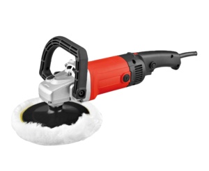 Kleiner professioneller 180-mm-Elektropolierer, Polier- und Wachsmaschine, Industrie- und Heimwerkerqualität mit Polierpad-Zubehör - Product Image 1