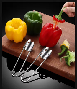 Affettatrice e Snocciolatore Manuale <span class=keywords><strong>per</strong></span> Mele in Acciaio Inox, Affettatrice <span class=keywords><strong>per</strong></span> Frutta e Pelapatate <span class=keywords><strong>per</strong></span> Verdure, Facile da <span class=keywords><strong>Pulire</strong></span> <span class=keywords><strong>per</strong></span> Cucina Domestica - Product Image 2