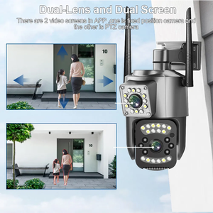 Lente dual V380 y 2 pantallas Cámara 4G Tarjeta <span class=keywords><strong>SIM</strong></span> Cámara PTZ Visión nocturna Cámara de red de almacenamiento en la nube - Product Image 4