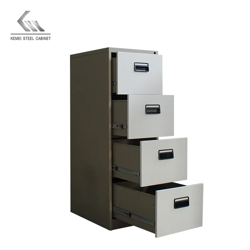 Продажа с завода, высококачественный индивидуальный металлический офисный шкаф для хранения файлов из нержавеющей стали с 4 ящиками, стальной Архивный Шкаф