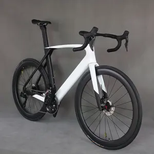 Aero Road Bike TT-X34 полный внутренний кабельный диск 24 скорости 105 Di2 групповая электронная переключающаяся карбоновая колесная пара