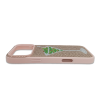 Coque de téléphone OEM tendance en TPU rose, étui souple avec zircon, protection pour iPhone 17 Pro Max