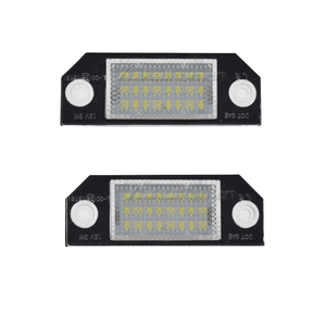 Nouveauté pour <span class=keywords><strong>Focus</strong></span> C-MAX <span class=keywords><strong>MK2</strong></span> 2003-2008, éclairage de plaque d'immatriculation de voiture 12V, 24 LED blanches, feux arrière indicateurs, 6W, rénovation/mise à niveau - Product Image 1