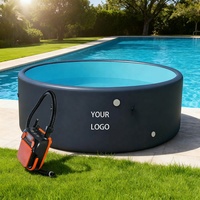 Piscine gonflable en PVC de haute qualité, durable, en forme de cercle, écologique, pour une utilisation en extérieur dans la cour, pour adultes, OEM
