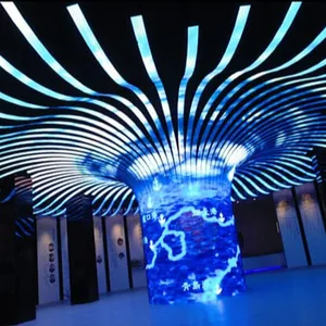 Novo Led Displays Tela Publicidade Led Sign Video China Led Video Display Fornecedores Indoor Display LED Full Color Flexível