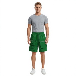 Custom Logo Men's <b>Tactical</b> Cargo <b>Shorts</b> Wholesale Heavyweight Canvas Multi Pocket Outdoor Casual Workwear Elastic Waist Direct - Product Image 5