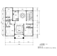 Villas préfabriquées de Chambre de panneau de béton d'eps de cadre en acier 2 histoires