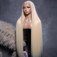Perruque Lace Front 613 en Cheveux Humains Vierges Bruts, Perruques Frontales 13x6 à Ondulations Profondes Pré-Pluckées, Densité 200%, Perruque Lace Front Blonde 613 avec Dentelle HD