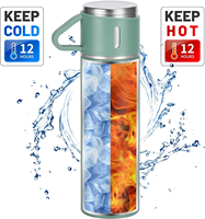 Bouteille thermos sous vide en acier inoxydable de grande capacité de 500ml, anti-déversement, multi-usage avec emballage, coffret cadeau de remise de diplôme de mariage