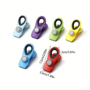 प्रचार व्यापार उपहार शिल्प स्मारिका प्लास्टिक रेफ्रिजरेटर मैग्नेट पेपर स्नैक फ्रिज क्लैंप क्लिप - Product Image 6