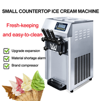 Vente directe d'usine, machine à crème glacée molle entièrement automatique 16-20L, congélateur à crème glacée