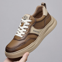Chaussures de skate solides pour hommes, prêtes à être expédiées, automne, à lacets, loisirs, deux couleurs en stock, petites commandes acceptées, livraison rapide