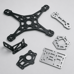 Componente de Chapa Metálica de Aluminio Personalizado OEM para Drones, Cortado y Doblado con Láser Según Diseño CAD para Equipos de Fotografía Aérea y UAV - Product Image 1