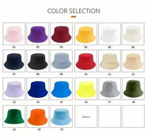 High Quality Reversible Velour Cartoon Leaf Custom Logo Embroidery Printed Cotton Cycling Bucket Hat - Product Image 4