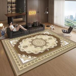 Tapis en velours <span class=keywords><strong>de</strong></span> luxe-tapis antiderapant noir <span class=keywords><strong>ou</strong></span> chinois ajouré, lavable en machine pour un salon moderne, design raffine - Product Image 2