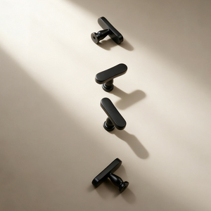 Modern Minimalist <strong>French</strong> Style T Bar Cabinet <strong>Door</strong> Handles Matte Black H59 Brass Pulls for Home Decor Projects - Product Image 5