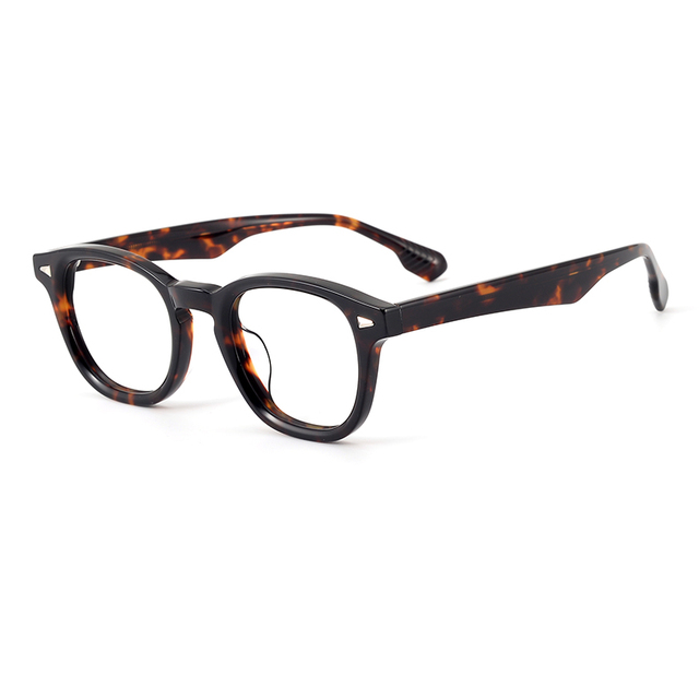 2026 Fashion Optical Eyeglasses Unisex Square Acetate Frame Retro Anti Blue Light Diamond Letter Smart Digital Vision Glasses