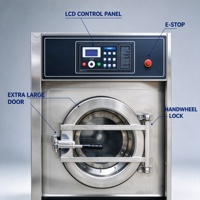 Mesin Cuci Industri Otomatis Penuh Seri XGQ F 30kg Steam untuk Hotel Rumah Sakit Laundry Bahan Stainless 304