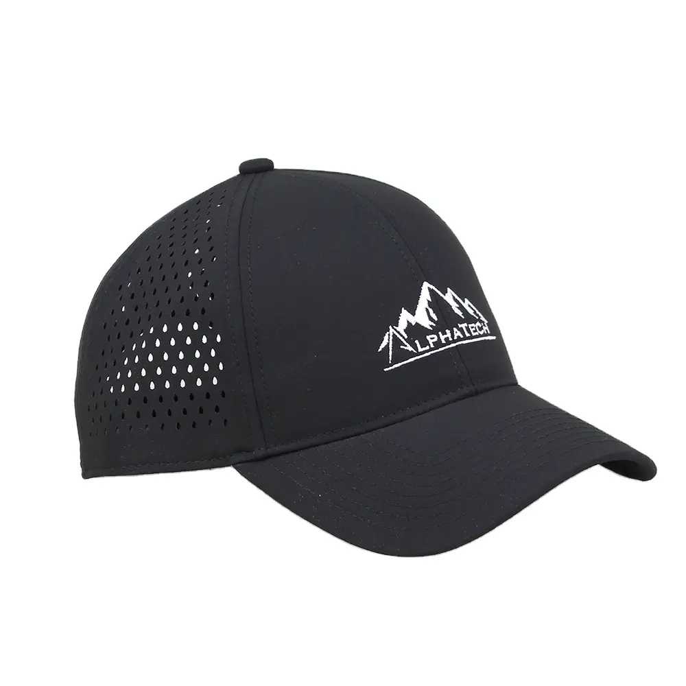 custom 6 panel fitted cap embroidery logo trucker hat mesh adjustable waterproof baseball cap