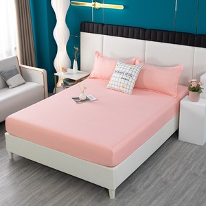Lenzuolo con angoli elasticizzati, delicato sulla pelle, tinta unita, antipolvere, in fibra sintetica, con tasche profonde, per letto singolo o matrimoniale - Product Image 6