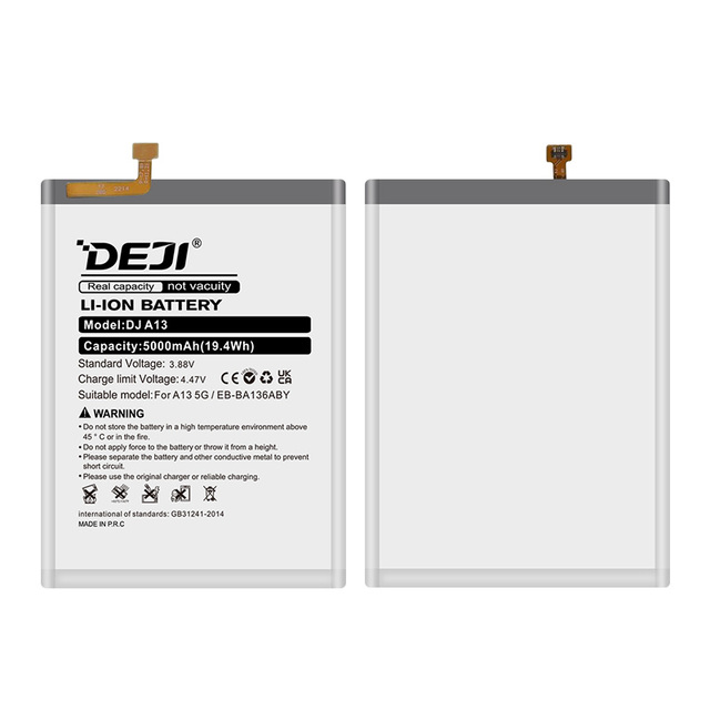 Mobile Smart Phone Battery EB-BA136ABY 5000mAh 3.85V Digital Batteries for Samsung Galaxy A13 5G Replacing the Phone Battery