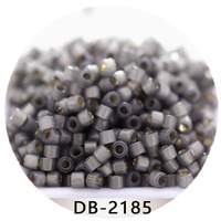 Perles de riz importées MIYUKI DB11 de Shanghai, 16 mm, style antique, argentées, couleur unie, pour la création de bijoux, paquet de 10g