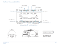 Répartiteur de signal DMX Skydance DMA2X3 12-48VDC 6 voies, répéteur, amplificateur de signal pour contrôleur DMX