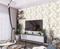 2022 Nouvelle Arrivée Moderne Floral Design Non-Tissé Papier Peint Coloré Panneaux Muraux pour Intérieur Étanche Application