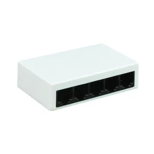 Preiswerter RJ45 LAN-Hub mit hoher Leistungsfähigkeit 5 Port 10 100M Desktop WLAN-Router schneller Ethernet-Netzwerk-Switch