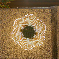 Lampe solaire de jardin à LED en acrylique personnalisée, décoration de paysage extérieur, piquet ponctuel pour chemins et parterres de fleurs
