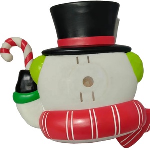 Décorations de Noël en plastique soufflé pour la maison, cadeaux de Noël, de Navidad, de Nouvel An, de fêtes, bonhomme de neige en plastique pour le jardin - Product Image 1
