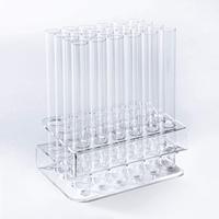 Support acrylique clair de présentoir de petite bouteille de parfum 25ml 30ml forme en verre du porte-bouteille S/Z