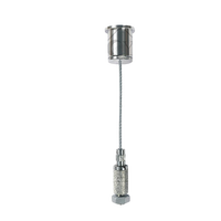 Kits de suspension de plafond en cuivre, clips de fixation pour câble métallique, câble réglable chromé, PVC, tailles personnalisables, câble d'éclairage