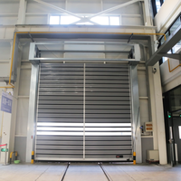 Высокоскоростные промышленные ворота Turbo Hard Fast Door: алюминиевые спиральные турбинные подъемные ворота с автоматическим индукционным приводом