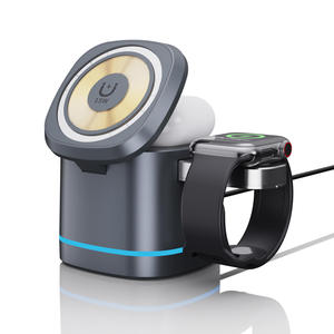 Cargador Inalámbrico Magnético de 15W a <span class=keywords><strong>Precio</strong></span> de Mayoreo para <span class=keywords><strong>iPhone</strong></span> 17 16 15, para <span class=keywords><strong>Airpods</strong></span> <span class=keywords><strong>Pro</strong></span> 3/2, para Apple Watch, Base de Carga de Escritorio - Product Image 3