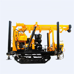 Machine de forage de puits d'eau rotative hydraulique à moteur diesel de type chenille portable - Product Image 2