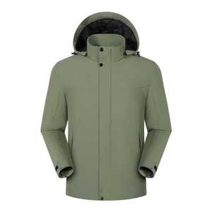 Hooded Thick Down <b>Jacket</b> Men Winter Protection Workwear Custom Logo Corporate Uniforms Wuhan - Product Image 2