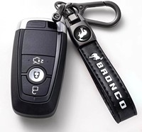 Porte-clés de voiture en cuir personnalisé, pendentif métallique avec logo de voiture, cordon de poignet, cadeau pour concessionnaire 4S