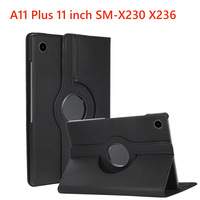 Étui pour Samsung Galaxy Tab A11 Plus avec support rotatif à 360 degrés, coque intelligente pour tablette A11+/Plus 2025 SM-X230 X233 11 pouces