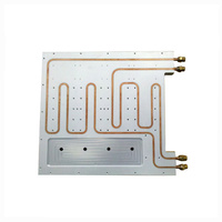 Bloc de refroidissement à eau froide en cuivre liquide pour soudage par agitation par friction, plaque en aluminium