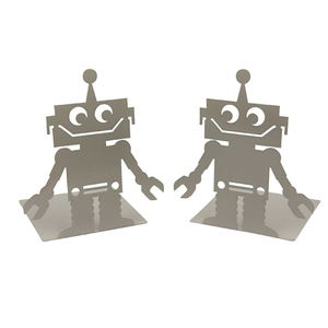Good Quality Customized Metal <b>Bookends</b> for Office Desk Decor 10cm*10cm Size Cheap - Product Image 1