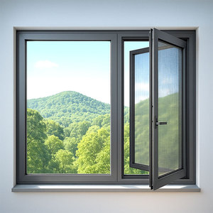 Nfrc nhiệt phá vỡ đôi men năng lượng hiệu quả nhôm khuôn cửa sổ cho ngôi nhà biệt thự - Product Image 6