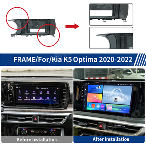 Kit de montage de tableau de bord pour autoradio Meihua, cadre de façade, <span class=keywords><strong>panneau</strong></span> de garniture pour KIA <span class=keywords><strong>K5</strong></span> 2020, autoradio Android 10,1 pouces universel avec faisceau de câbles - Product Image 4