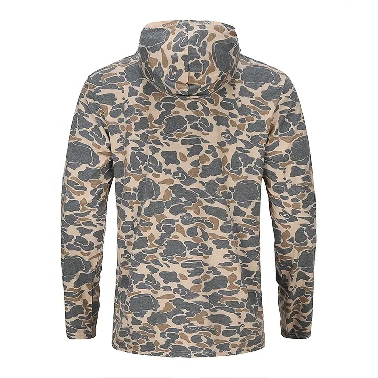Wholesale Men's Sublimation Printing Duck Hunting Hoodie Shirts