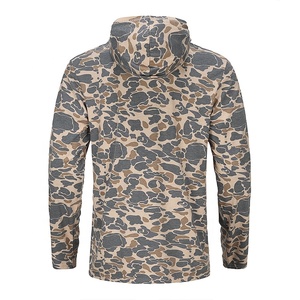 Bán Buôn Người Đàn Ông Của Thăng Hoa In Ấn Cũ Trường Màu Xanh Lá Cây Camo Mặt Trời Bảo Vệ UV Săn Bắn Vịt Hoodie Hiệu Suất Câu Cá Áo Sơ Mi - Product Image 3