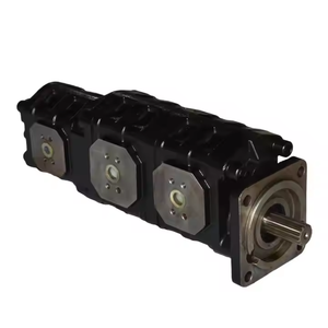 Pompe à engrenages hydraulique double CBGJ de haute qualité Huamao 50ml/r, pompe triple tandem en fonte, pièces de rechange pour engins de construction - Product Image 4
