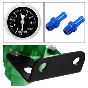 Wenle FPR101 yüksek hassasiyetli evrensel araba ayarlanabilir 0-8kg/cm² yeşil yakıt basınç regülatörü göstergesi kiti ile - Product Image 5