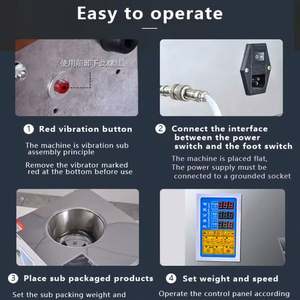 Machine de remplissage et de dosage quantitative verticale pour riz, sucre, thé, engrais, haricots, granulés, en bouteilles, sacs et seaux - Product Image 2
