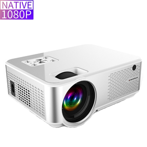 Projecteur vidéo intelligent HD téléphone Portable, écran, miroir vidéo, 1080P, Wifi, pour <span class=keywords><strong>Home</strong></span> cinéma - Product Image 1