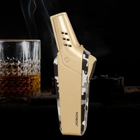 Briquet torche JOBON nouveau style personnalisé, flamme minimaliste, rechargeable au gaz butane, accessoire pour cigares/cigarettes, cadeaux promotionnels